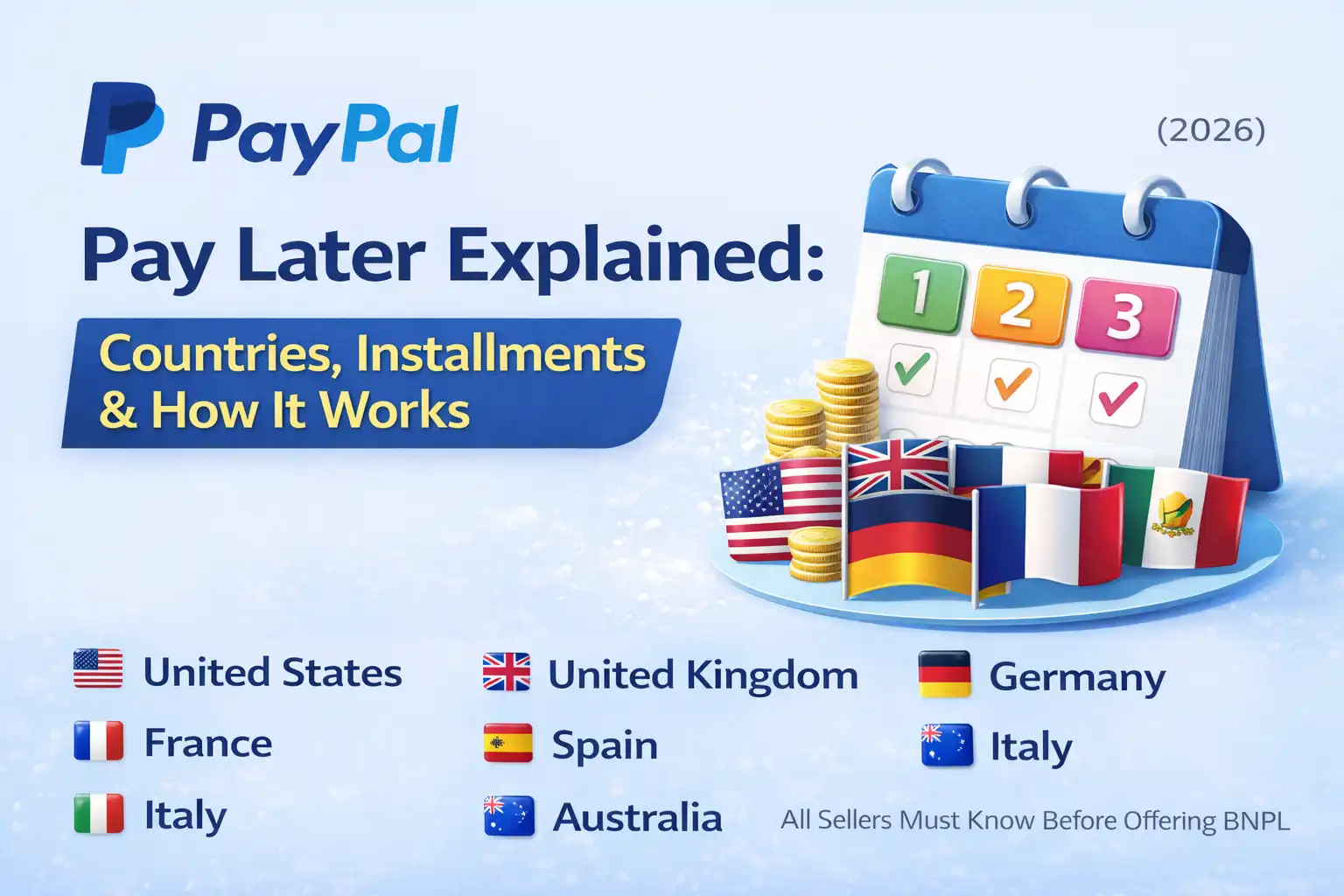PayPal Pay Later Explained: Countries, Installments & How It Works (2026)